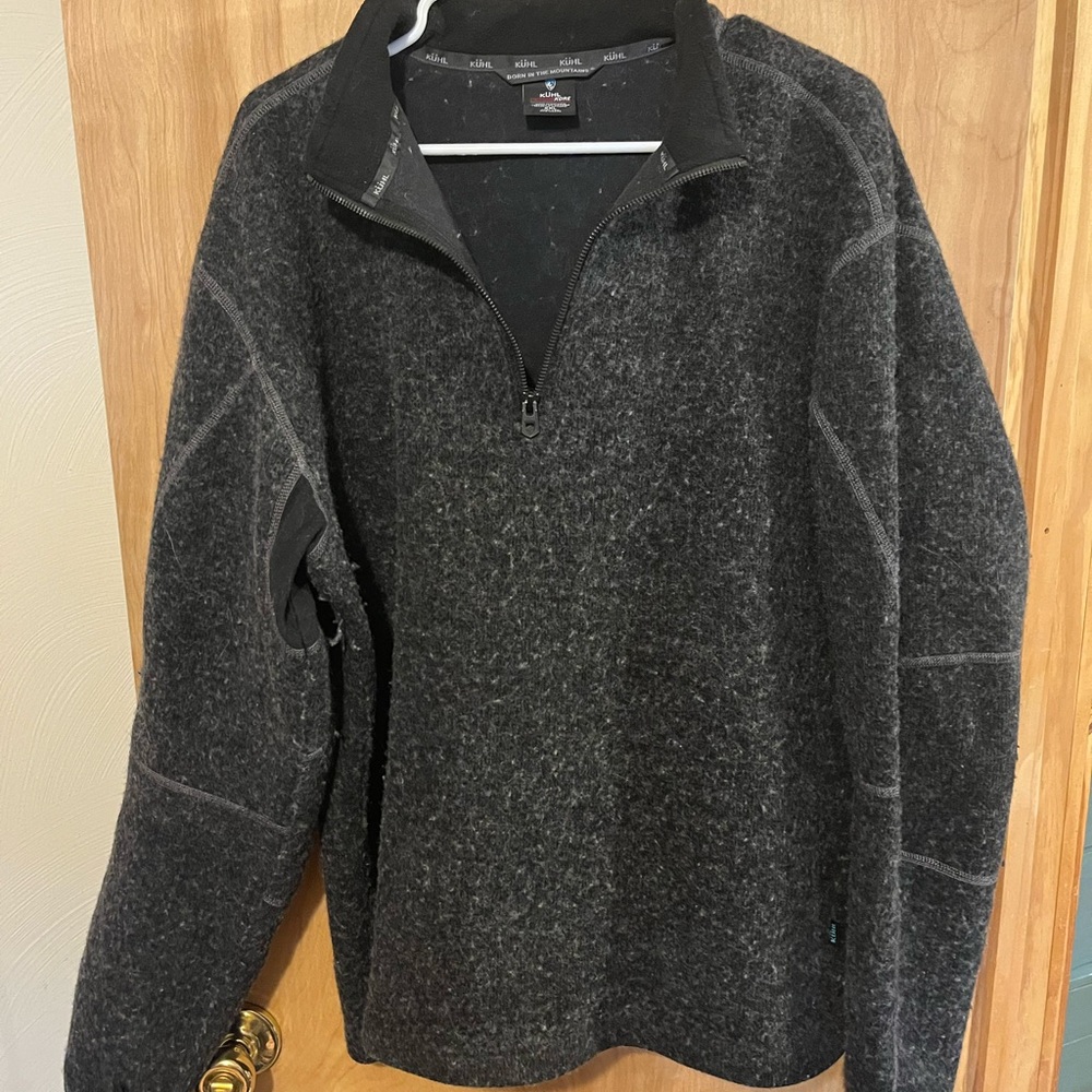 Kuhl Dark Gray Quarter-Zip Jacket